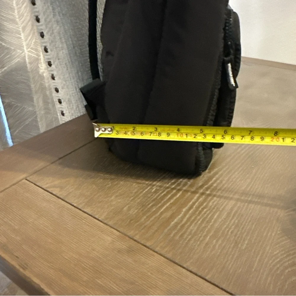 Wilo The Label Black Quilted Travel Backpack - Picture 10 of 10